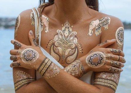 Как смыть рисунок Как сделать тату хной